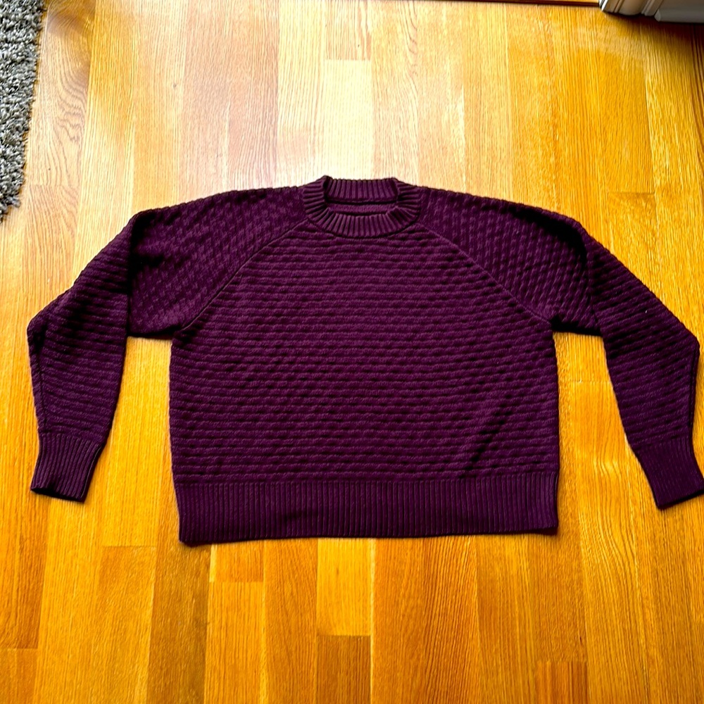 Lululemon Maroon Sweater size 6